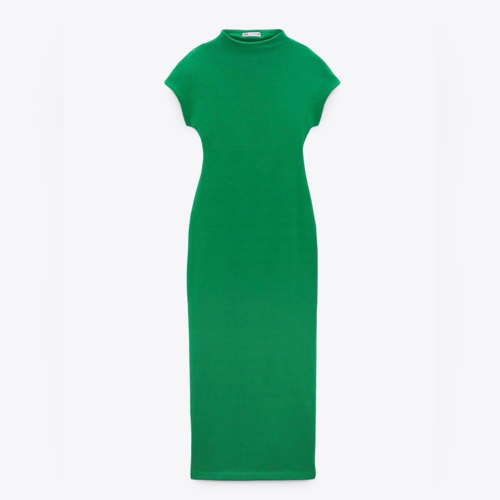 Zara Cotton Midi Dress